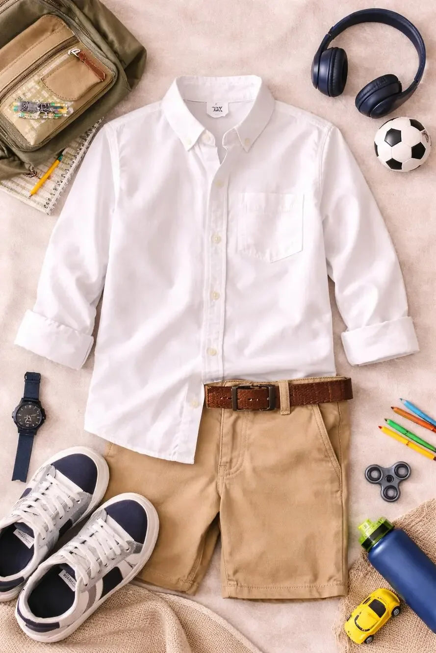 Gap Kids/Boy's Oxford Uniform Button Down Shirt Long Sleeve White Size XXL